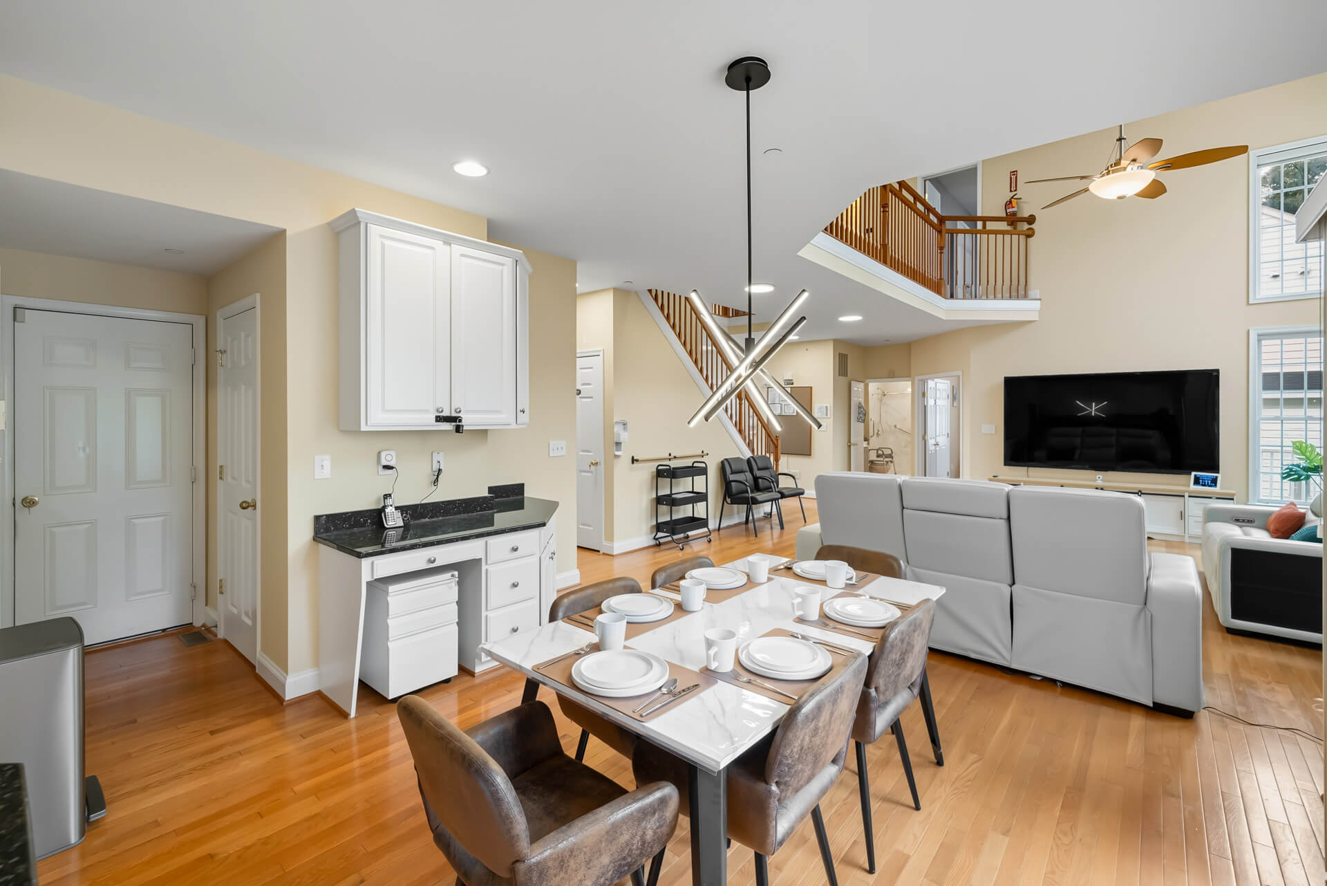 Our family table where care planning and community connection happens