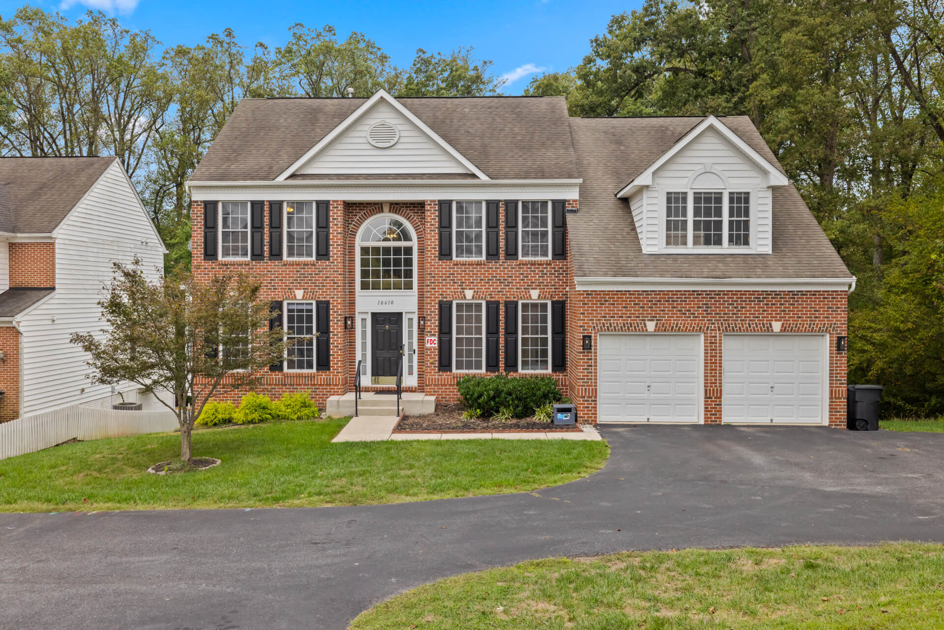 Welcoming front view of Columbia Care Home.